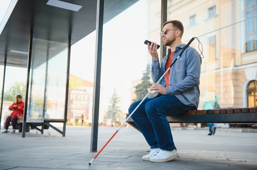 Rehabilitation bei Blindheit